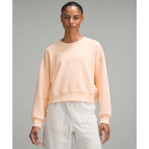 – Pull Perfectly Oversized court à col ronds – Orange/Pastel – Taille 12 - lululemon - Modalova