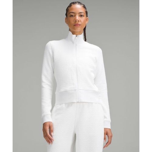 – Veste d'entraînement texturée coupe slims – Blanc – Taille 2 - lululemon - Modalova