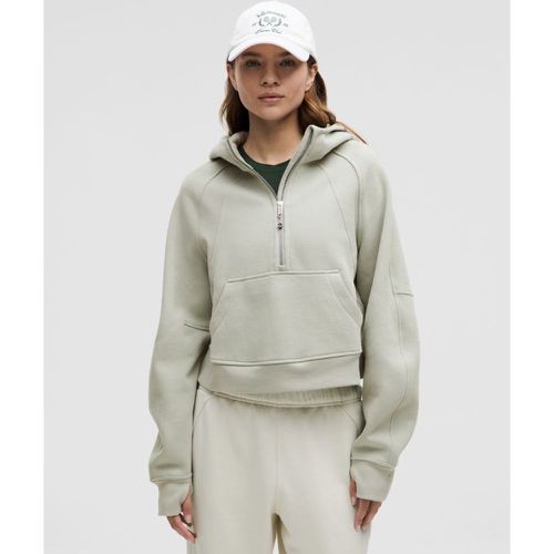 – Sweat à capuche Scuba Oversized demi-zippés – Gris/Pastel – Taille M/L - lululemon - Modalova