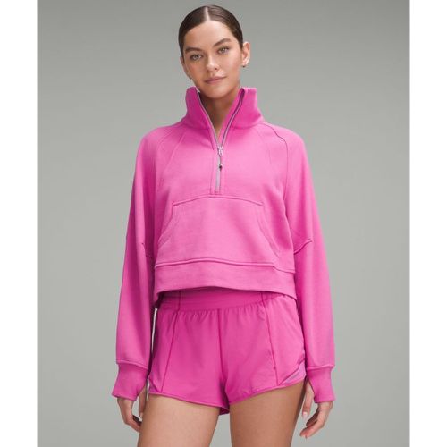 – Sweat demi-zippé à col cheminée Scuba Oversizeds – Rose – Taille XL/2XL - lululemon - Modalova