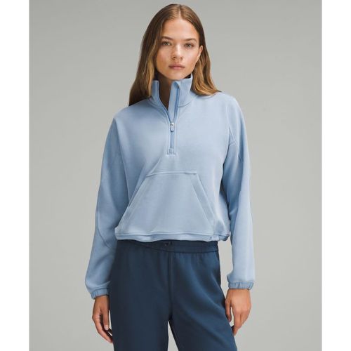 – Haut demi-zippé brossés – Blue/Pastel – Taille 2 - lululemon - Modalova