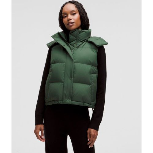 – Veste courte sans manches Wunder Puffs – Vert – Taille 0 - lululemon - Modalova