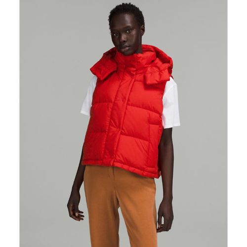 – Veste courte sans manches Wunder Puffs – Rouge – Taille 8 - lululemon - Modalova