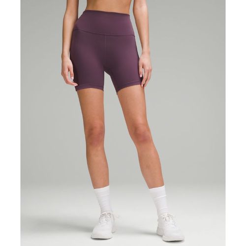 – Short Wunder Train taille haute avec pochess – 15 cm – Violet – Taille 0 - lululemon - Modalova