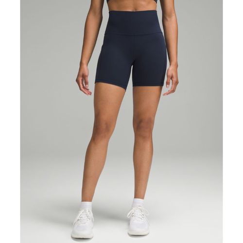 – Short Wunder Train taille haute avec pochess – 15 cm – Bleu – Taille 6 - lululemon - Modalova