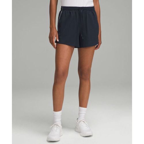 – Short décontracté léger taille haute Doublure longues – 8 cm – Blanc/Bleu – Taille 0 - lululemon - Modalova