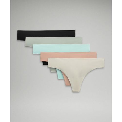 – String InvisiWear taille mi-haute Lot de 5s – Noir/Gris/Vert – Taille 2XL - lululemon - Modalova