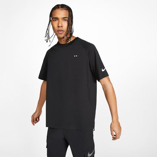 Hautà manches courtes en maille FFF - Nike - Modalova