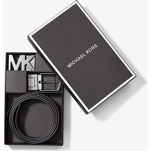 MK Coffret quatre ceintures en une avec logo - /Noir() - Michael Kors - Michael Kors Mens - Modalova