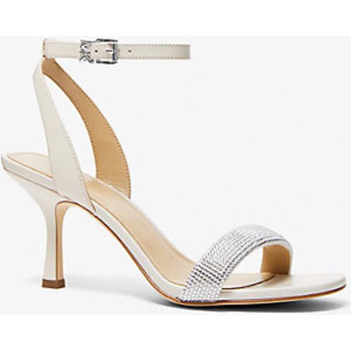MK Sandale Carrie en cuir travaillé - CRÈME CLAIRE(NATUREL) - Michael Kors - MICHAEL Michael Kors - Modalova