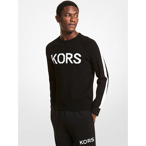 MK Pull KORS en viscose extensible - /BLANC() - Michael Kors - Michael Kors Mens - Modalova
