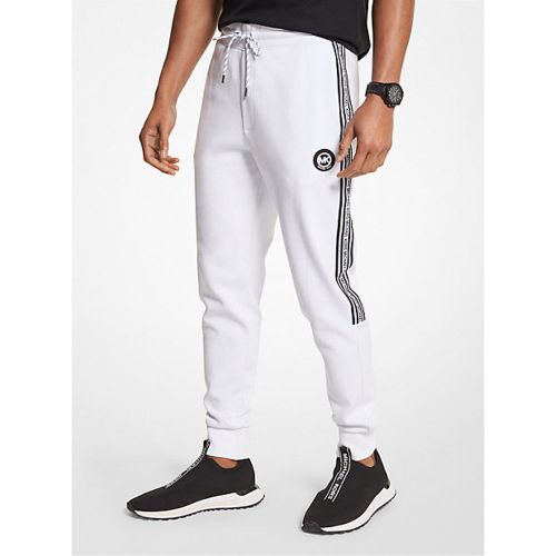 MK Pantalon de jogging en mélange de coton avec bande à logos - - Michael Kors - Michael Kors Mens - Modalova