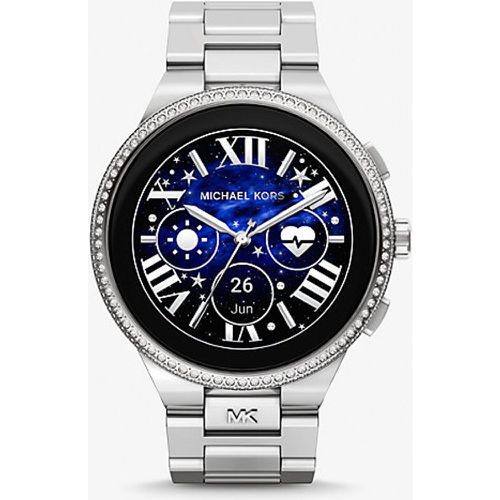 MK Montre connectée Gen 6 Camille argentée sertie pavé - Michael Kors - Modalova