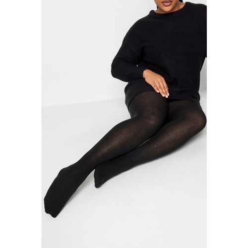 Yours Curve Black Super Soft Tights - Yours - Modalova