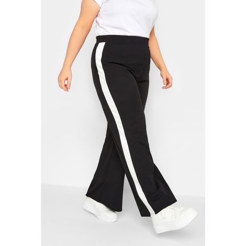 Pantalon Bande Blanche Wide Leg , Grande Taille & Courbes - Yours - Modalova