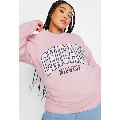 Sweatshirt En Jersey 'Chicago' , Grande Taille & Courbes - Yours - Modalova