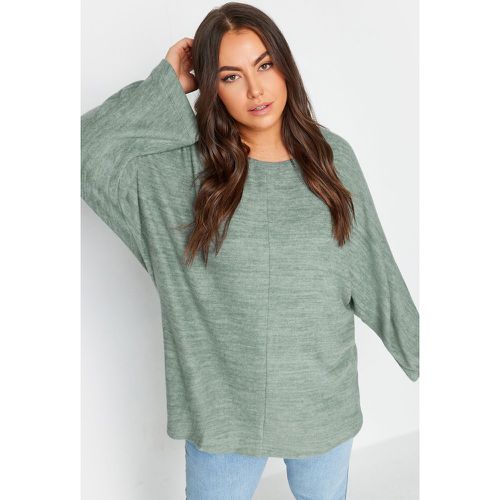 Pull Pastel Manches Chauvesouris , Grande Taille & Courbes - Yours - Modalova