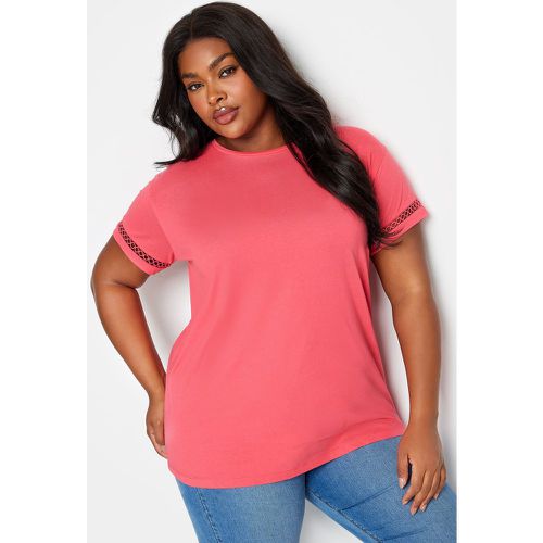Tshirt Corail Manches Courtes Design Crochet , Grande Taille & Courbes - Limited Collection - Modalova