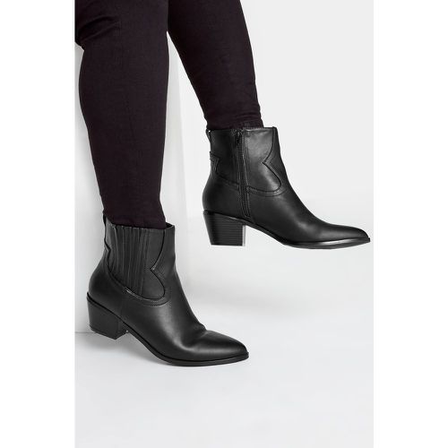 Bottines Effet Cuir Pieds Larges E & Extra Larges eee - Yours - Modalova
