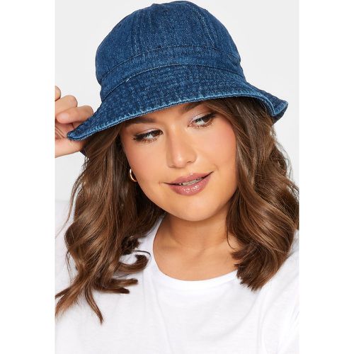 Bucket Hat Foncé Jean Design Uni - Yours - Modalova
