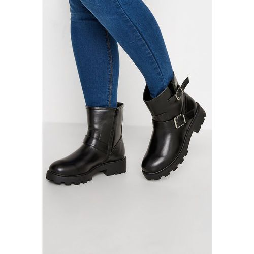 Bottines Vernies Style Biker Pieds Larges E & Extra Larges eee - Yours - Modalova