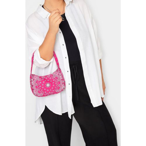 Pink Paisley Print Shoulder Bag - Yours - Modalova