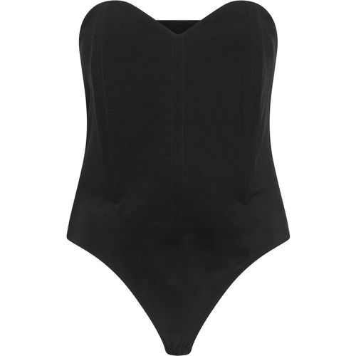 Curve Black Corset Bodysuit, Grande Taille & Courbes - Yours London - Modalova