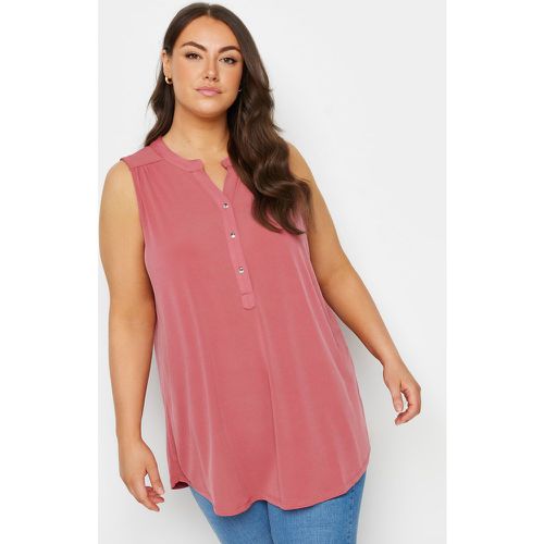 Curve Pink Sleeveless Blouse, Grande Taille & Courbes - Yours - Modalova