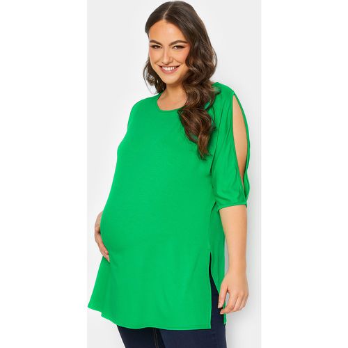 Maternity Top Épaules Ajourées À Fente - Bump It Up - Modalova