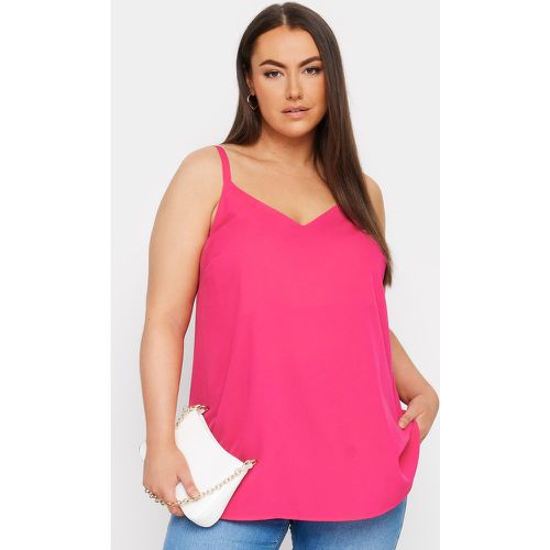 Curve Pink Cami Top, Grande Taille & Courbes - Yours - Modalova
