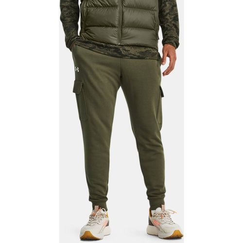 Pantalon de jogging cargo Rival Fleece Marine OD / Blanc L - Under Armour - Modalova