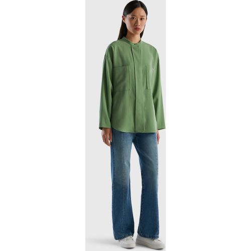 Benetton, Chemise Coupe Confort À Poches, taille XS, Vert - United Colors of Benetton - Modalova