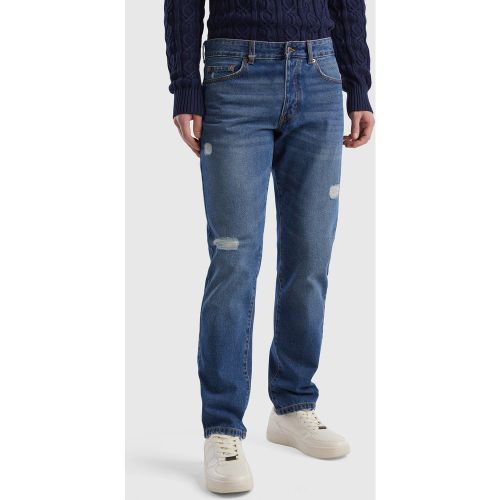 Benetton, Jeans Droit, taille 28, Bleu Clair - United Colors of Benetton - Modalova