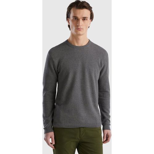 Benetton, Pull En Cachemire Mélangé, taille S, Gris Foncé - United Colors of Benetton - Modalova