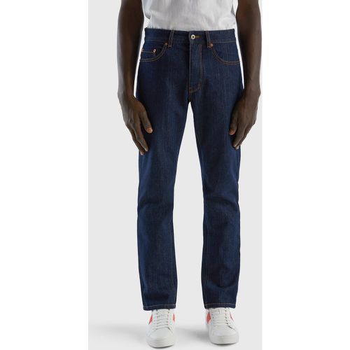 Benetton, Jeans Straight Leg 100% Coton, taille 29, Bleu Foncé - United Colors of Benetton - Modalova