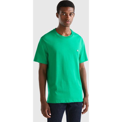 Benetton, T-shirt Basique En 100 % Coton Bio, taille XXXL, Vert - United Colors of Benetton - Modalova