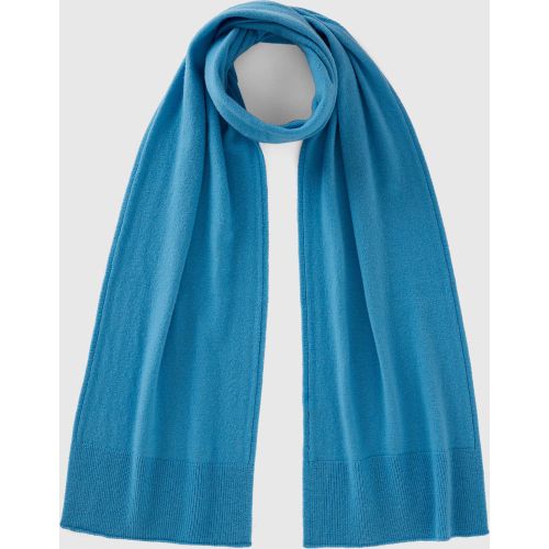 Benetton, Écharpe Bleu Ciel En Pure Laine Mérinos, taille OS, Bleu Clair - United Colors of Benetton - Modalova