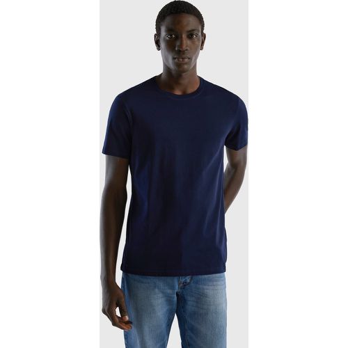 Benetton, T-shirt Bleu Foncé, taille XXL, Bleu Foncé - United Colors of Benetton - Modalova