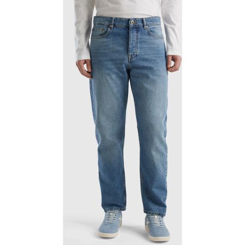 Benetton, Jeans Coupe Carrot, taille 28, Bleu Clair - United Colors of Benetton - Modalova