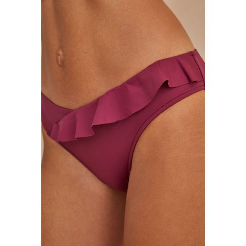 Culotte bikini mi-haute grenat - Women'secret - Modalova