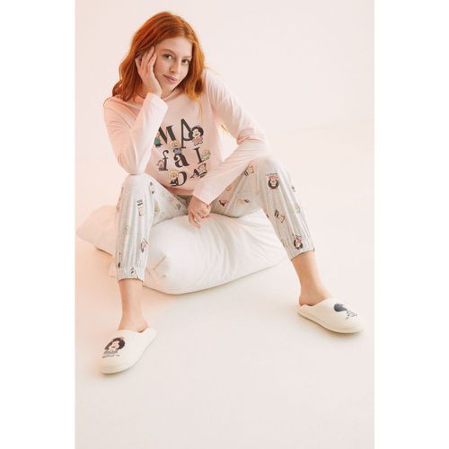 Pyjama long coton mafalda rose - Women'secret - Modalova
