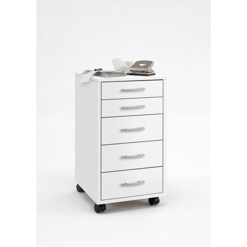 Caisson de bureau sur roulettes 5 tiroirs ETICA - 3S. x Home - Modalova