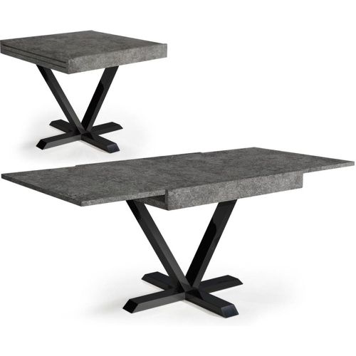 Table Design Rétractable Effet Béton WELL - 3S. x Home - Modalova