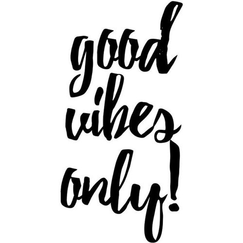 Tableau Quotes Good vibes Only 50x50 - 3S. x Home - Modalova