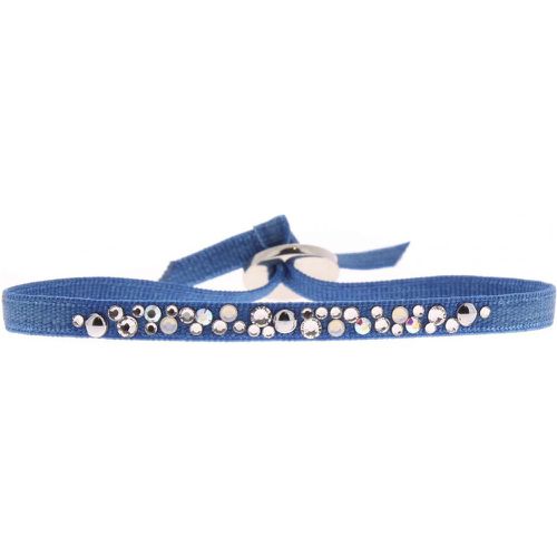 Bracelet A41179 - Bracelet Tissu Acier Bleu - Les Interchangeables - Modalova