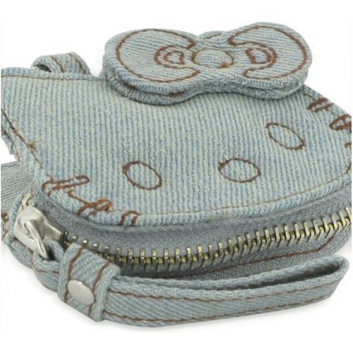 Porte-monnaie Hello Kitty denim - Hello Kitty by Victoria Couture - Modalova