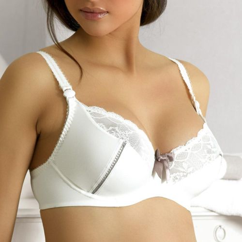 Soutien-gorge de grossesse et d'allaitement armatures - blanc - Cache Coeur - Modalova