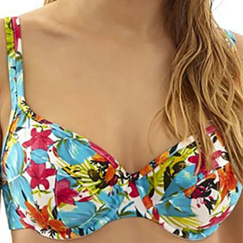 Haut de maillot de bain à balconnets Panache tropical print - Panache maillots - Modalova