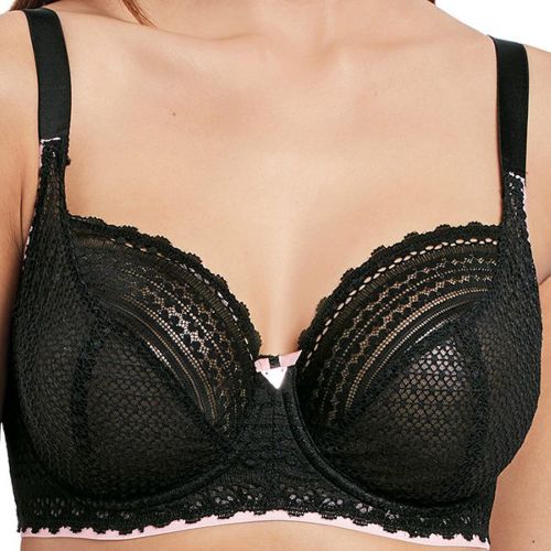 Soutien gorge plongeant à balconnets DAISY LACE noir - Freya - Modalova