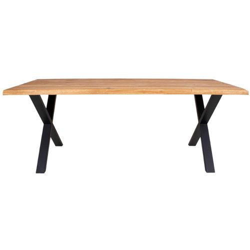 Table à Manger En Chêne Vernis 200x95xh76x4 cm LONTOU - House Nordic - Modalova